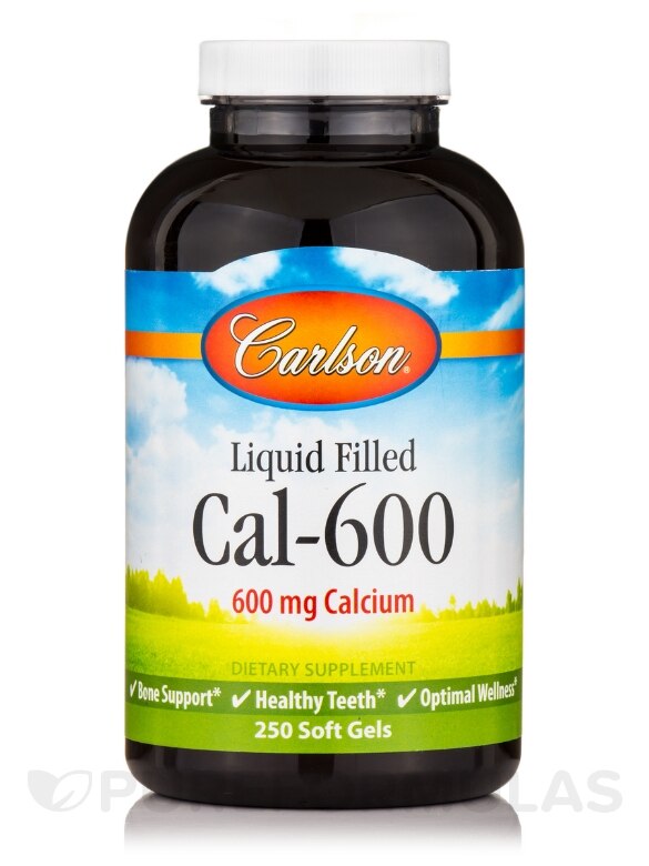 Liquid Filled Cal-600 - 250 Soft Gels