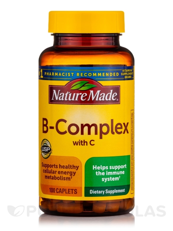 B-Complex with Vitamin C - 100 Caplets