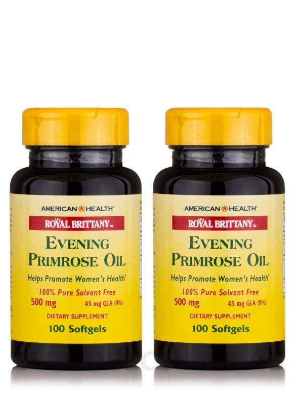Royal Brittany™ Evening Primrose Oil 500 mg - 100 + 100 Free Softgels - Alternate View 2