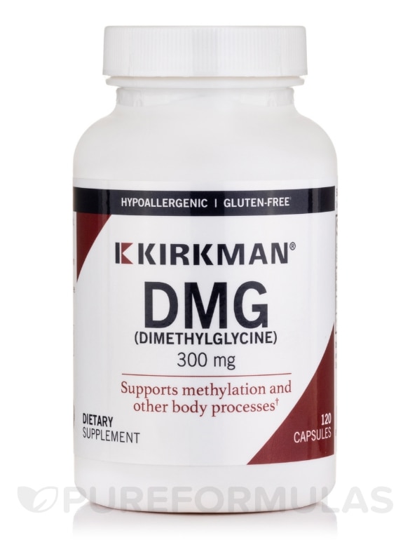 DMG Maximum Strength 300 mg -Hypoallergenic - 120 Capsules