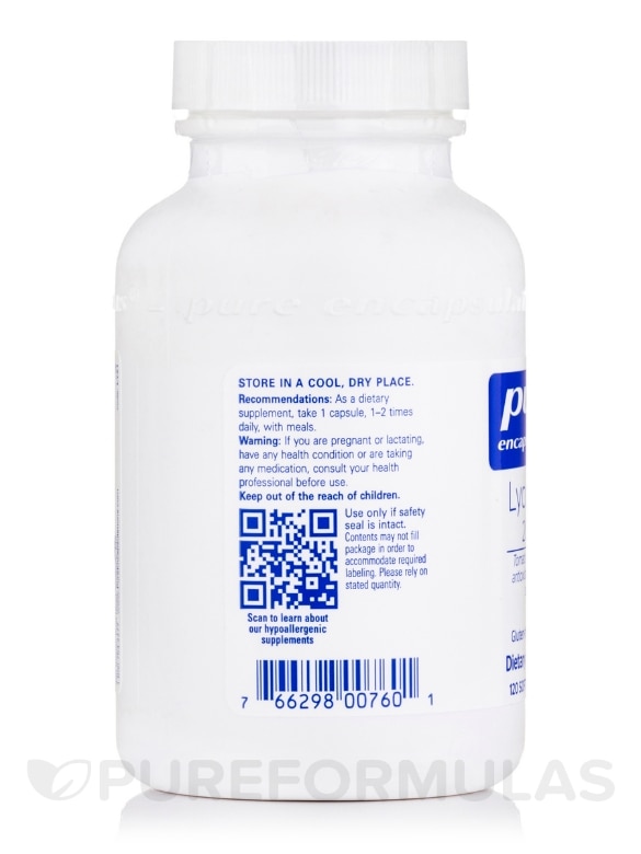 Lycopene 20 mg - 120 Softgel Capsules - Alternate View 3