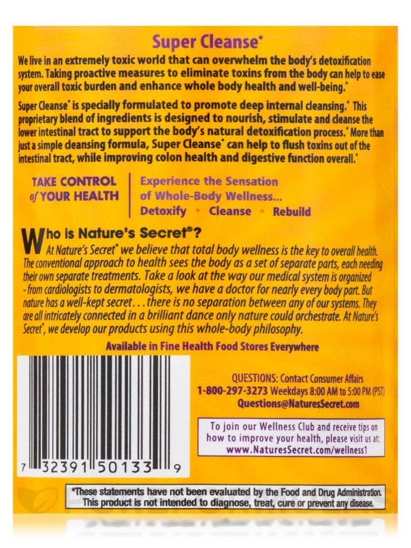 Super Cleanse® - 200 Tablets - Alternate View 4