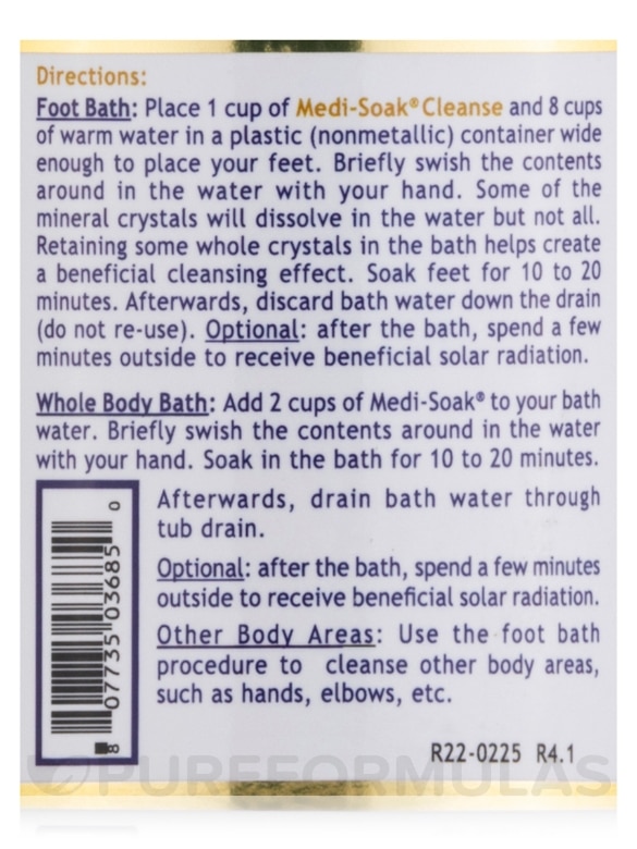 Medi-Soak® Cleanse - 2 lbs (907 Grams) - Alternate View 6