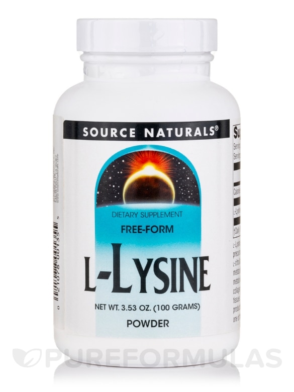 L-Lysine Powder - 3.53 oz (100 Grams)