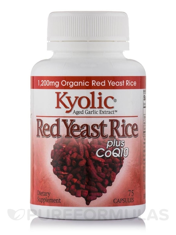 Kyolic Red Yeast Rice plus CoQ10 - 75 Capsules