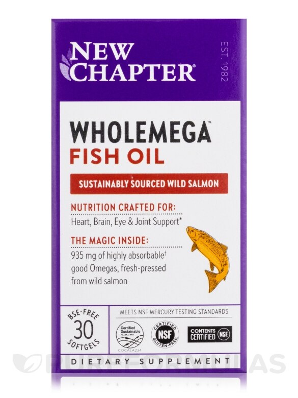 Wholemega™ Fish Oil - 30 Softgels - Alternate View 3