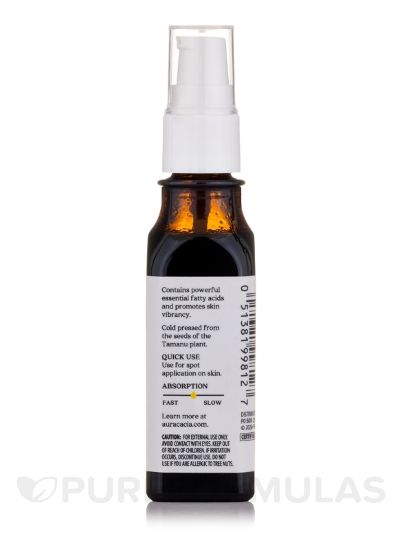 Organic Tamanu Skin Care Oil - 1 fl. oz (30 ml) - Alternate View 2