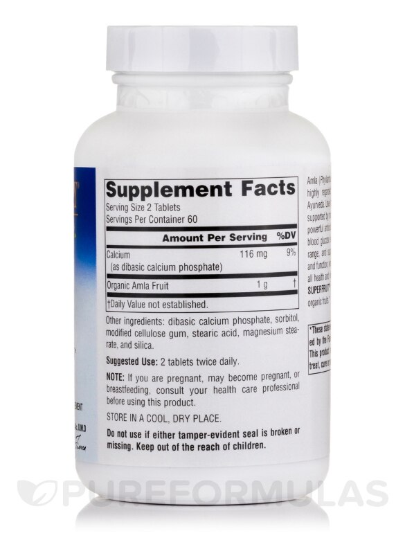 Amla Superfruit™ 500 mg - 120 Tablets - Alternate View 1