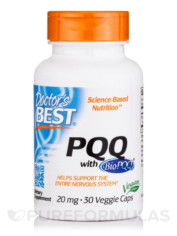 PQQ with BioPQQ™ 20 mg - 30 Veggie Capsules