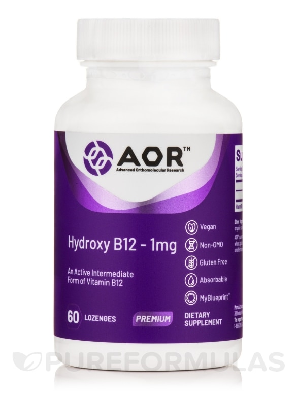 Hydroxy B12 - 1 mg - 60 Lozenges