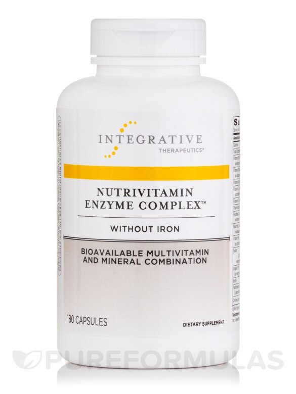 Nutrivitamin Enzyme Complex™ (Iron-Free) - 180 Capsules