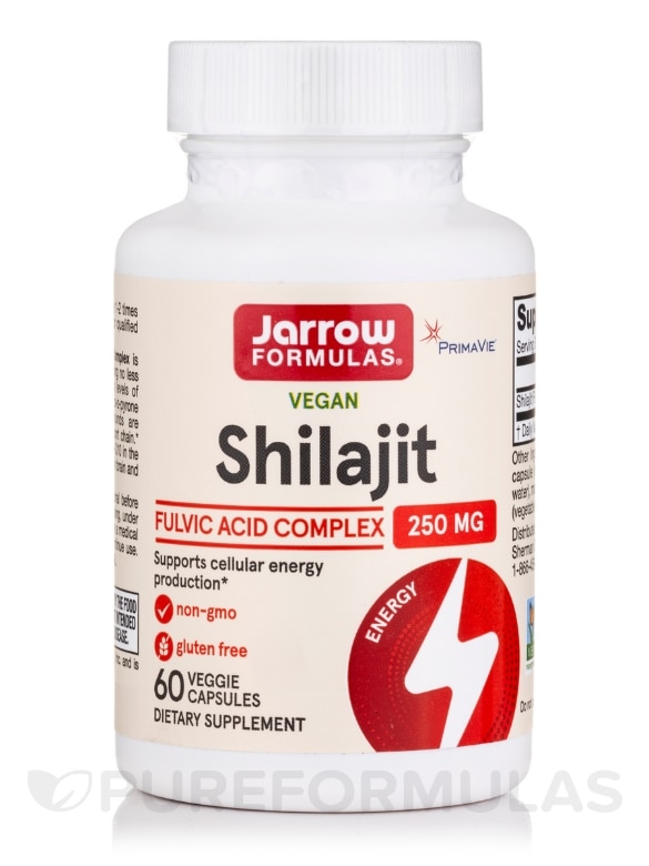 Shilajit Fulvic Acid Complex 250 mg - 60 Veggie Caps