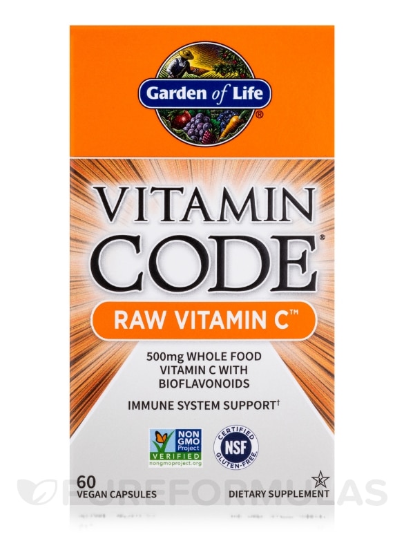 Vitamin Code® - Raw Vitamin C - 60 Vegan Capsules - Alternate View 3