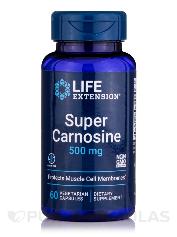 Super Carnosine 500 mg - 60 Vegetarian Capsules