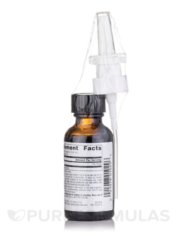 Wellness Colloidal Silver™ Nasal Spray (10 PPM) - 1 fl. oz (29.57 ml) - Alternate View 2