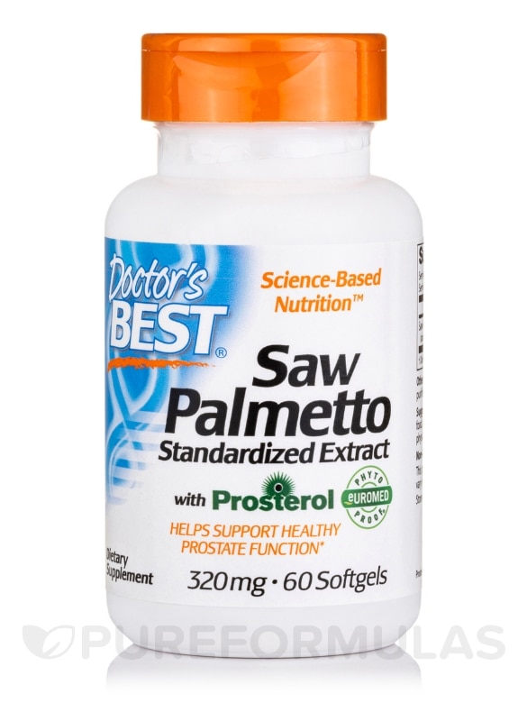 Saw Palmetto 320 mg - 60 Softgels
