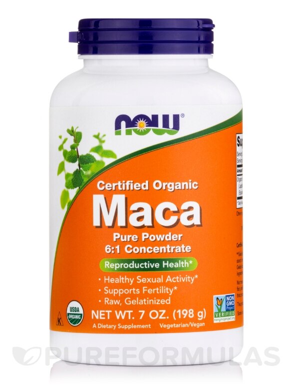 Maca Organic Pure Powder - 7 oz (198 Grams)