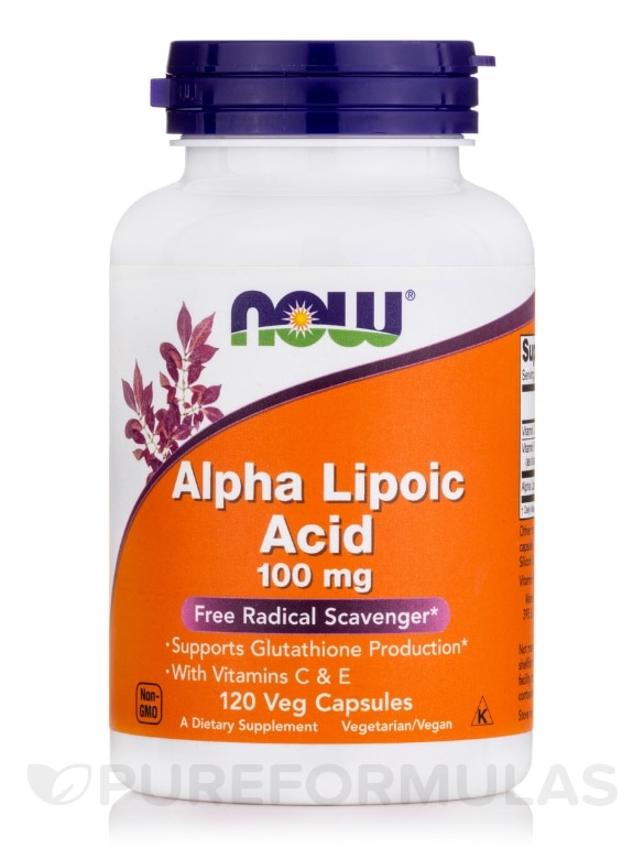 Alpha Lipoic Acid 100 mg - 120 Veg Capsules