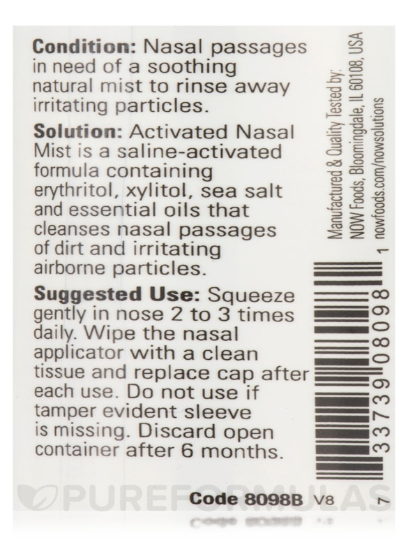 Nasal Mist (Activated) - 2 fl. oz (59 ml) - Alternate View 3