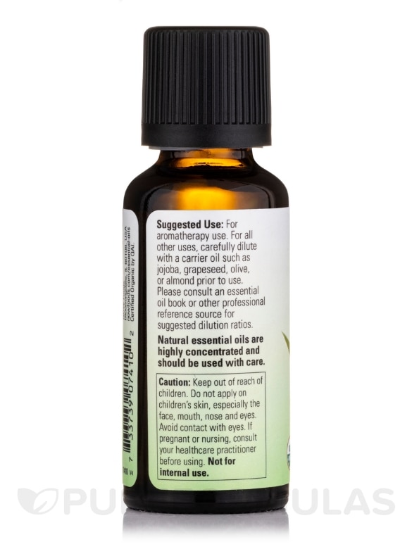NOW® Organic Essential Oils - Eucalyptus Oil - 1 fl. oz (30 ml) - Alternate View 2