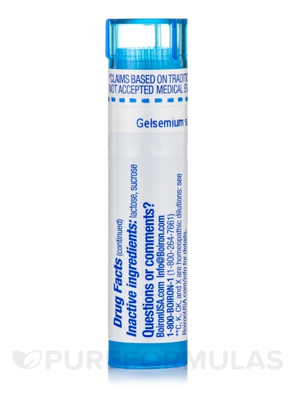 Gelsemium Sempervirens 6c - 1 Tube (approx. 80 pellets) - Alternate View 3