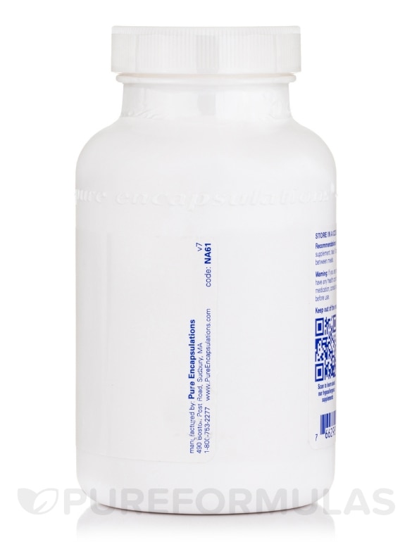 NAC (N-Acetyl-l-Cysteine) 600 mg - 180 Capsules - Alternate View 2