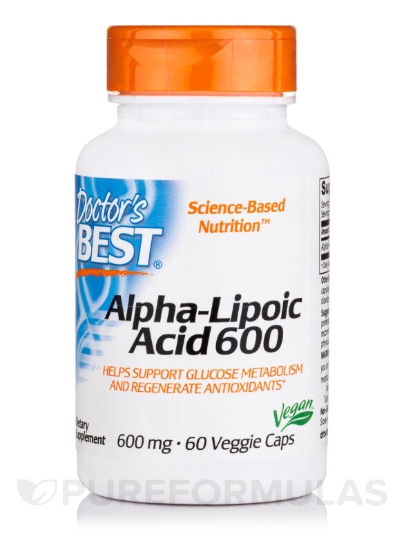 Alpha-Lipoic Acid 600 - 60 Veggie Capsules