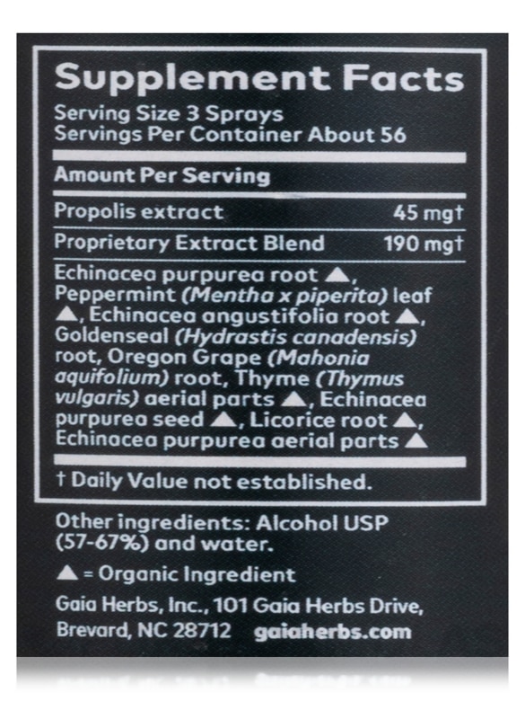Echinacea Goldenseal Propolis Throat Spray - 1 fl. oz (30 ml) - Alternate View 4