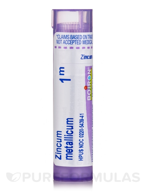 Zincum metallicum 1m - 1 Tube (approx. 80 pellets)