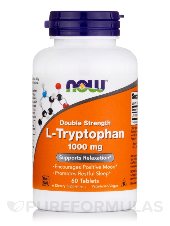 L-Tryptophan 1000 mg - 60 Tablets
