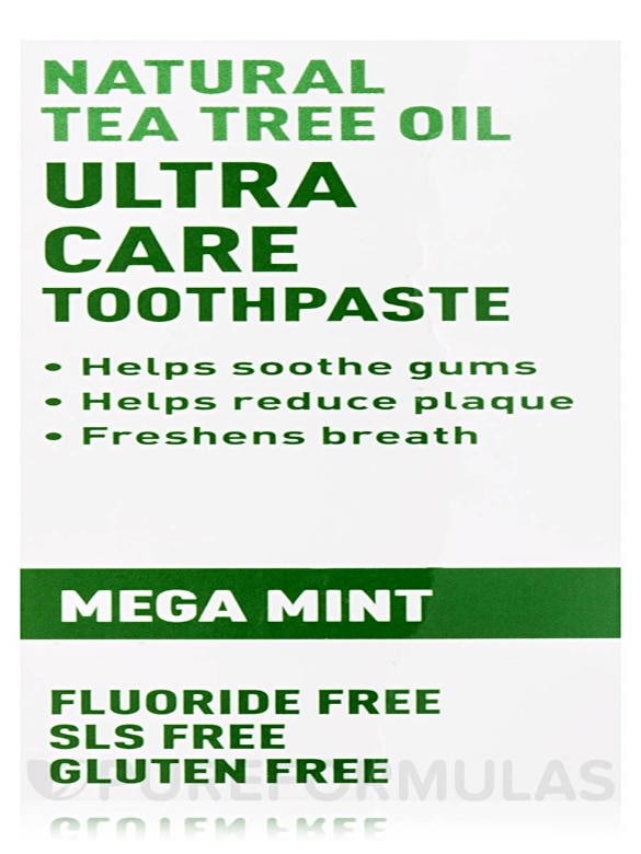Toothpaste Ultra Care Natural Tea Tree Oil - 6.25 oz (176 Grams) - Alternate View 6