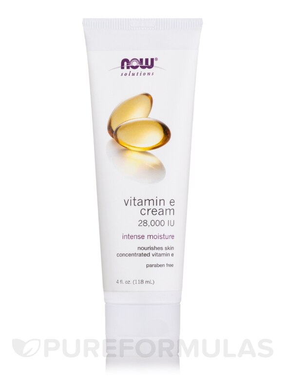 NOW® Solutions - Vitamin E Cream 28000 IU - 4 fl. oz (118 ml)