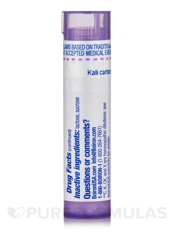 Kali carbonicum 1m - 1 Tube (approx. 80 pellets) - Alternate View 3