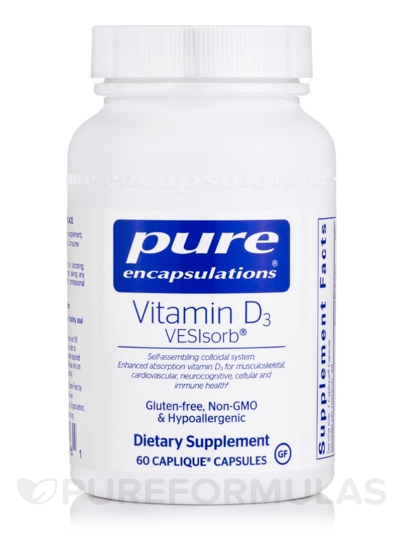 Vitamin D3 VESIsorb® - 60 Caplique® Capsules