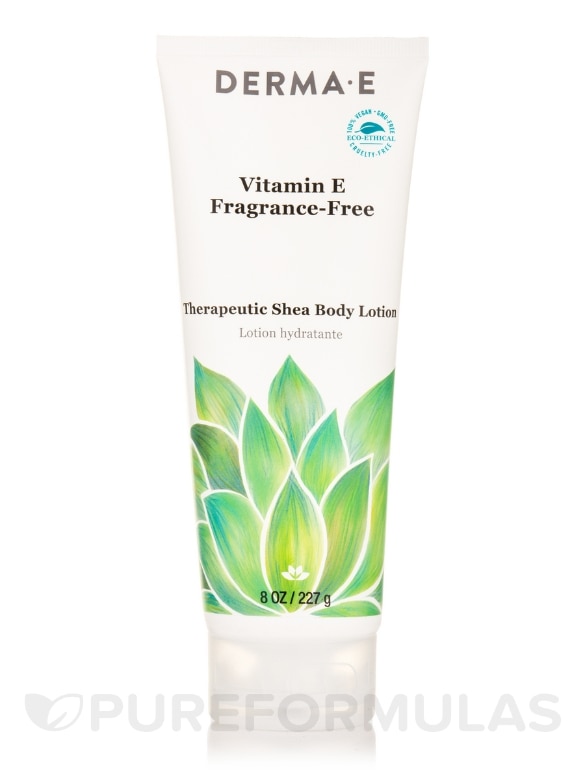 Vitamin E Fragrance-Free Therapeutic Shea Body Lotion