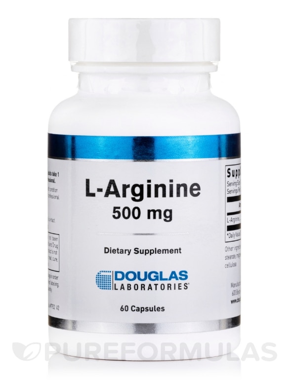 L-Arginine 500 mg - 60 Capsules
