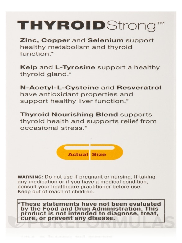 Thyroid Strong - 60 Vegetarian Capsules - Alternate View 9