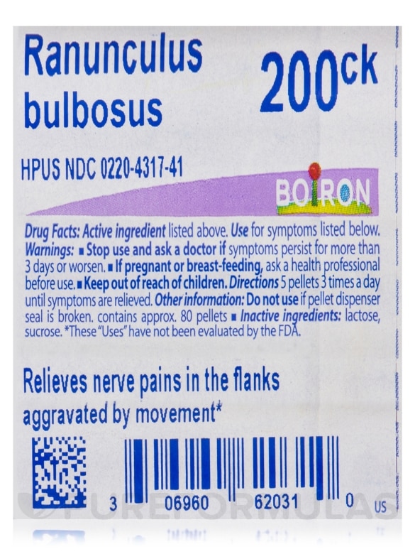 Ranunculus Bulbosus 200ck - 1 Tube (approx. 80 pellets) - Alternate View 4