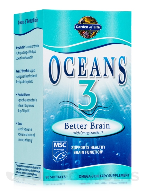Oceans 3™ - Better Brain - 90 Softgels