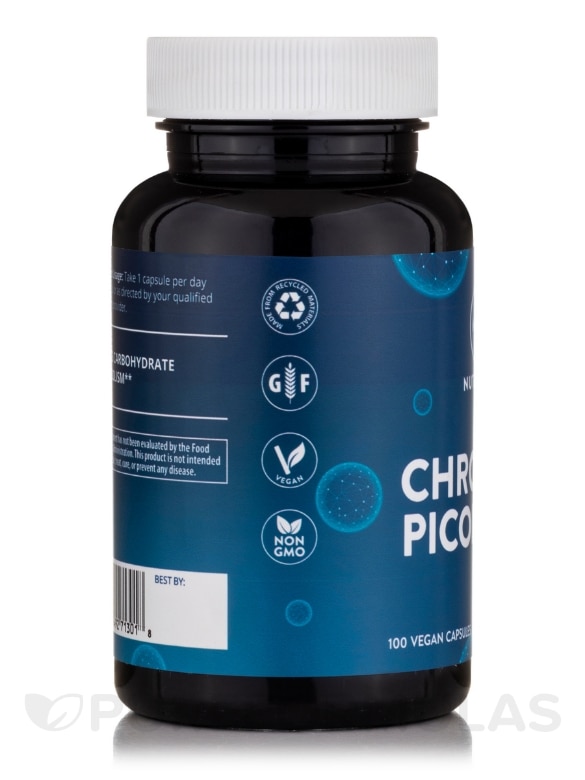 Chromium Picolinate - 100 Vegan Capsules - Alternate View 3