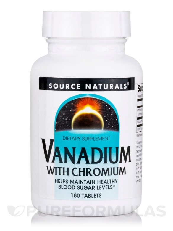 Vanadium with Chromium - 180 Tablets
