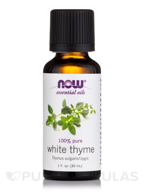 NOW® Essential Oils - White Thyme Oil - 1 fl. oz (30 ml)