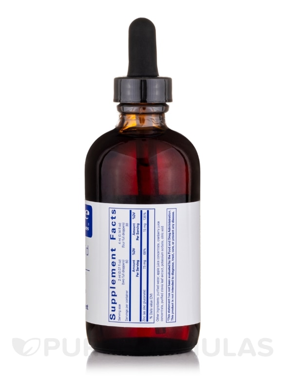 Zinc Liquid 15 mg - 4 fl. oz (120 ml) - Alternate View 1