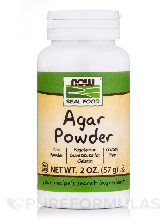 NOW Real Food® - Agar Powder - 2 oz (57 Grams)