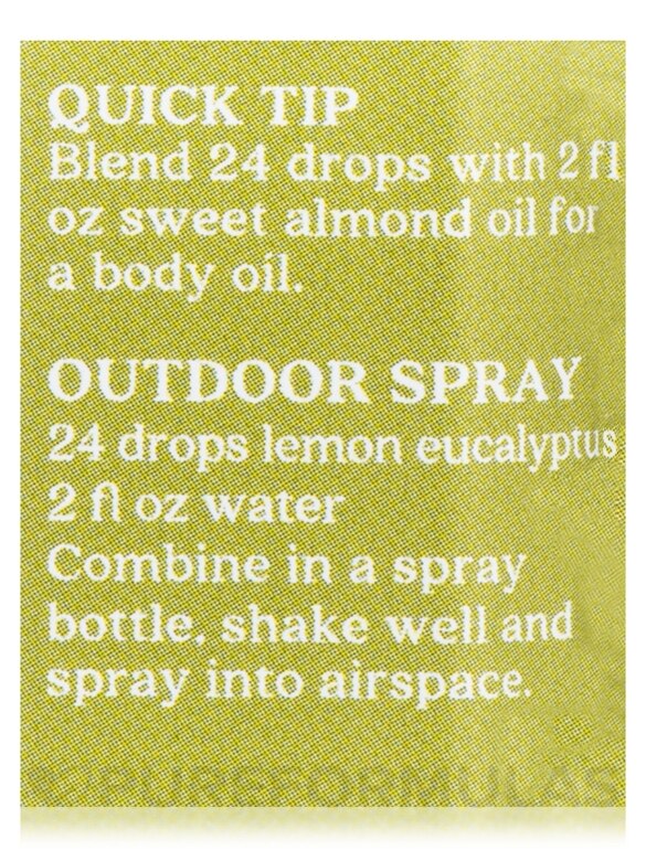 Lemon Eucalyptus Pure Essential Oil - 0.5 fl. oz (15 ml) - Alternate View 7