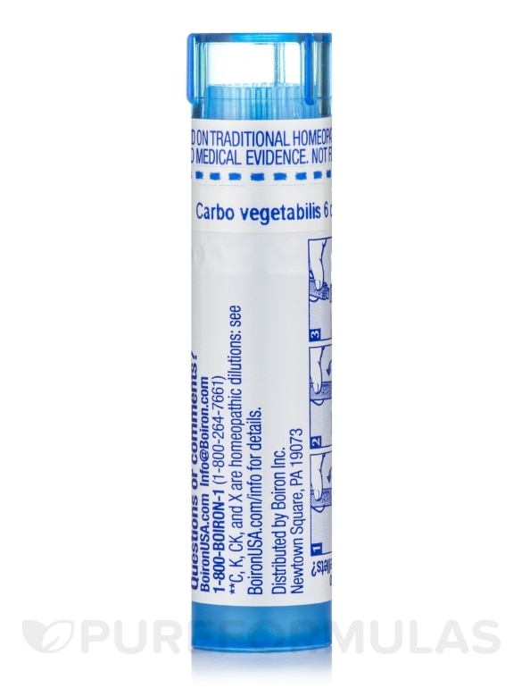 Carbo Vegetabilis 6c - 1 Tube (approx. 80 pellets) - Alternate View 4