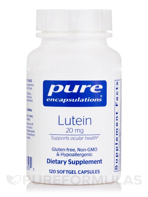 Lutein 20 mg - 120 Softgel Capsules