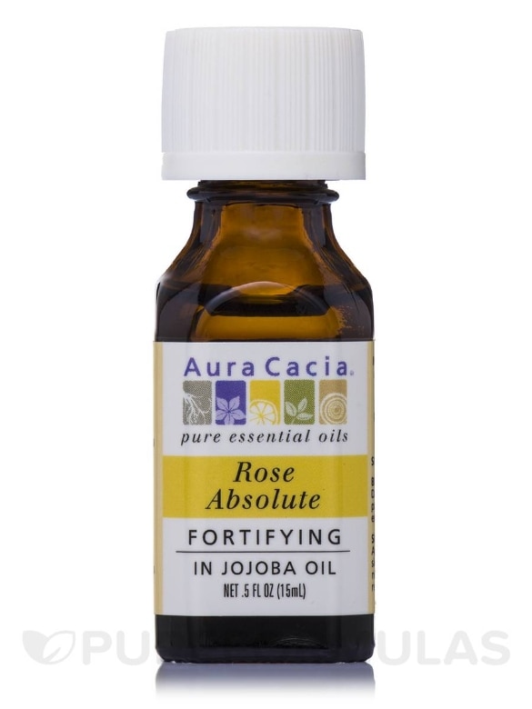 Rose Absolute Essential Oil (in Jojoba Oil) - 0.5 fl. oz (15 ml)