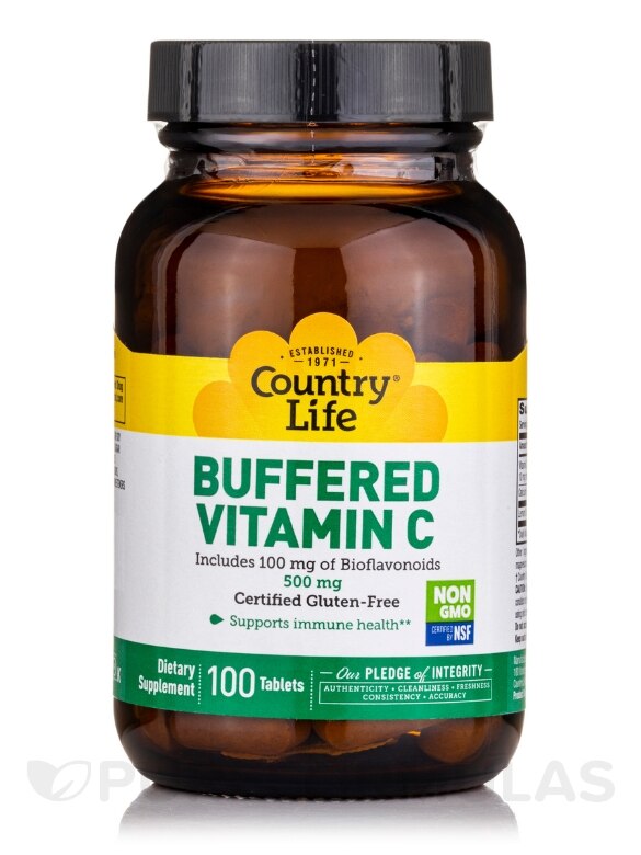Buffered Vitamin C 500 mg - 100 Tablets