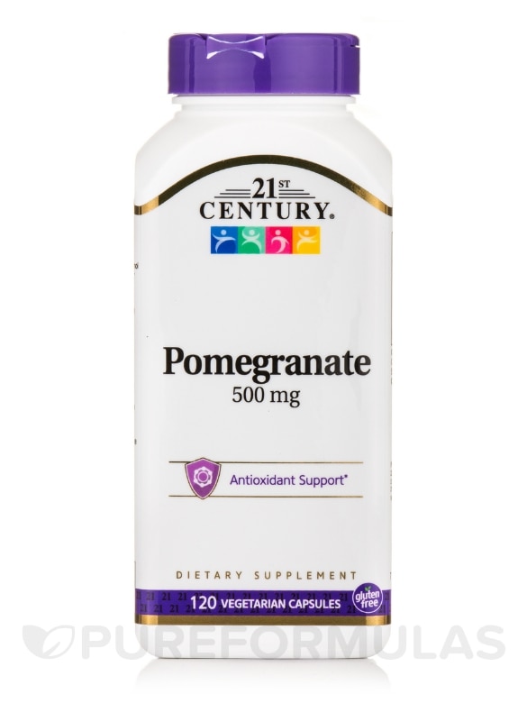 Pomegranate 500 mg - 120 Vegetarian Capsules